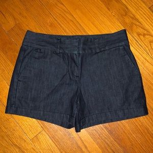 Dark denim dressy short